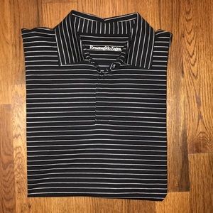 Authentic Ermenegildo Zegna Striped Polo
